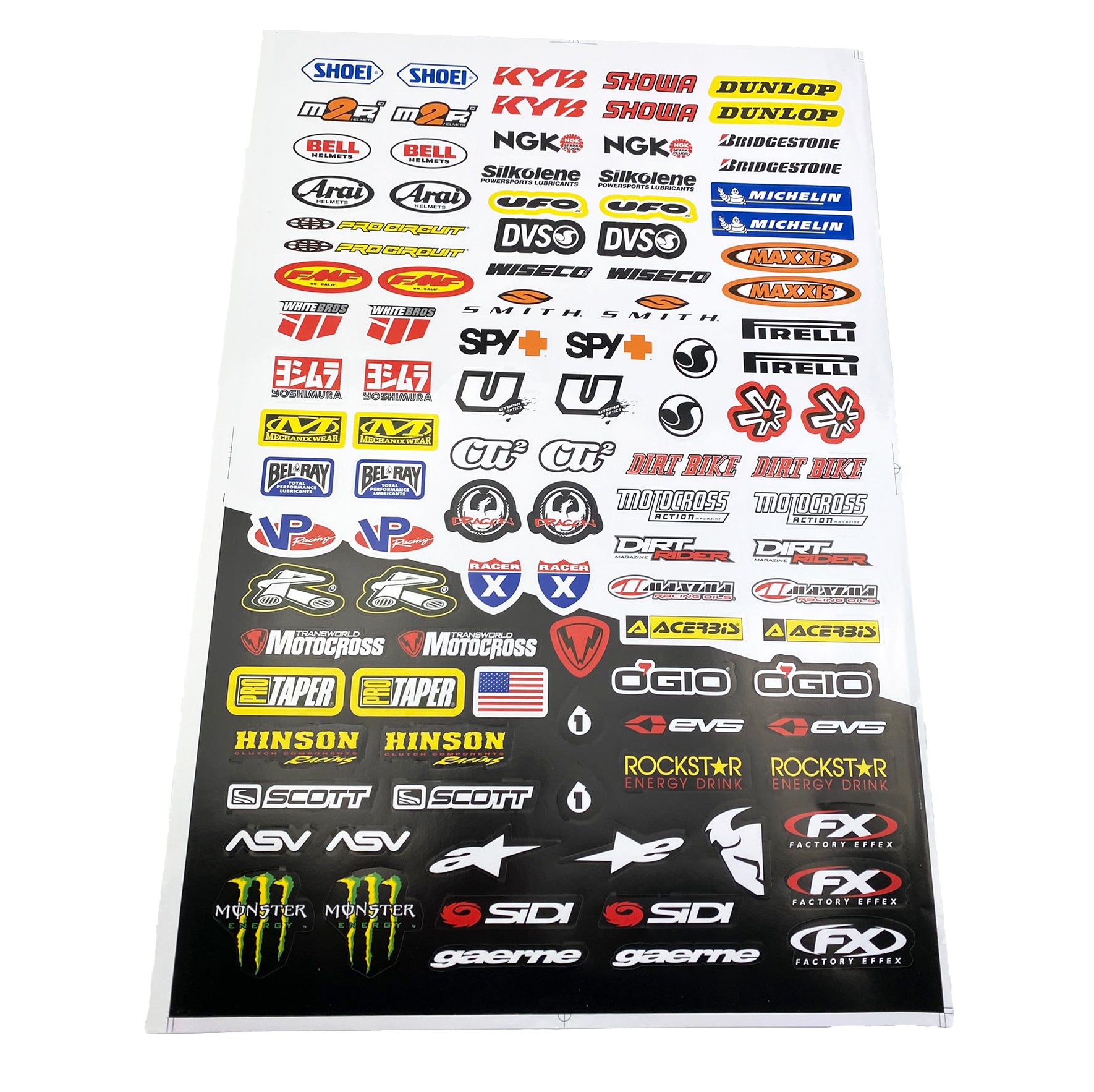 STICKER LOGO SHEET 30x45cm