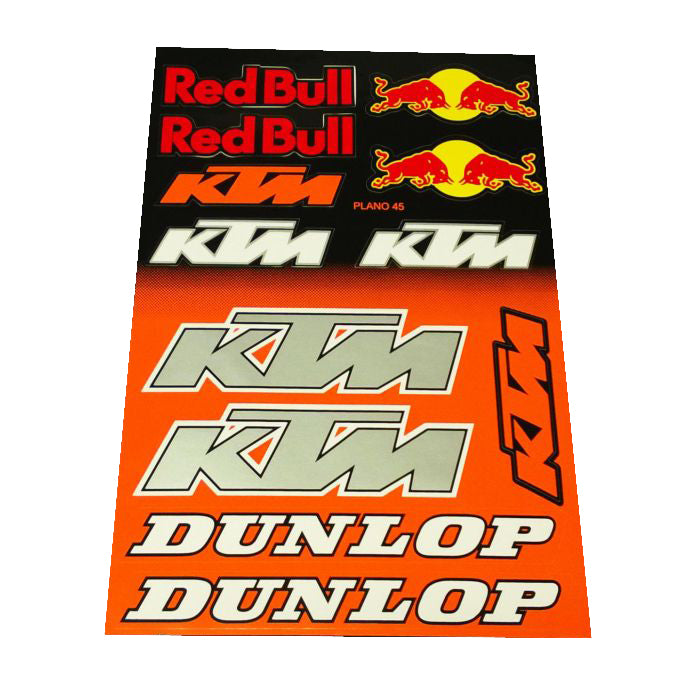 STICKER SHEET KTM REDBULL [A4] 122011695