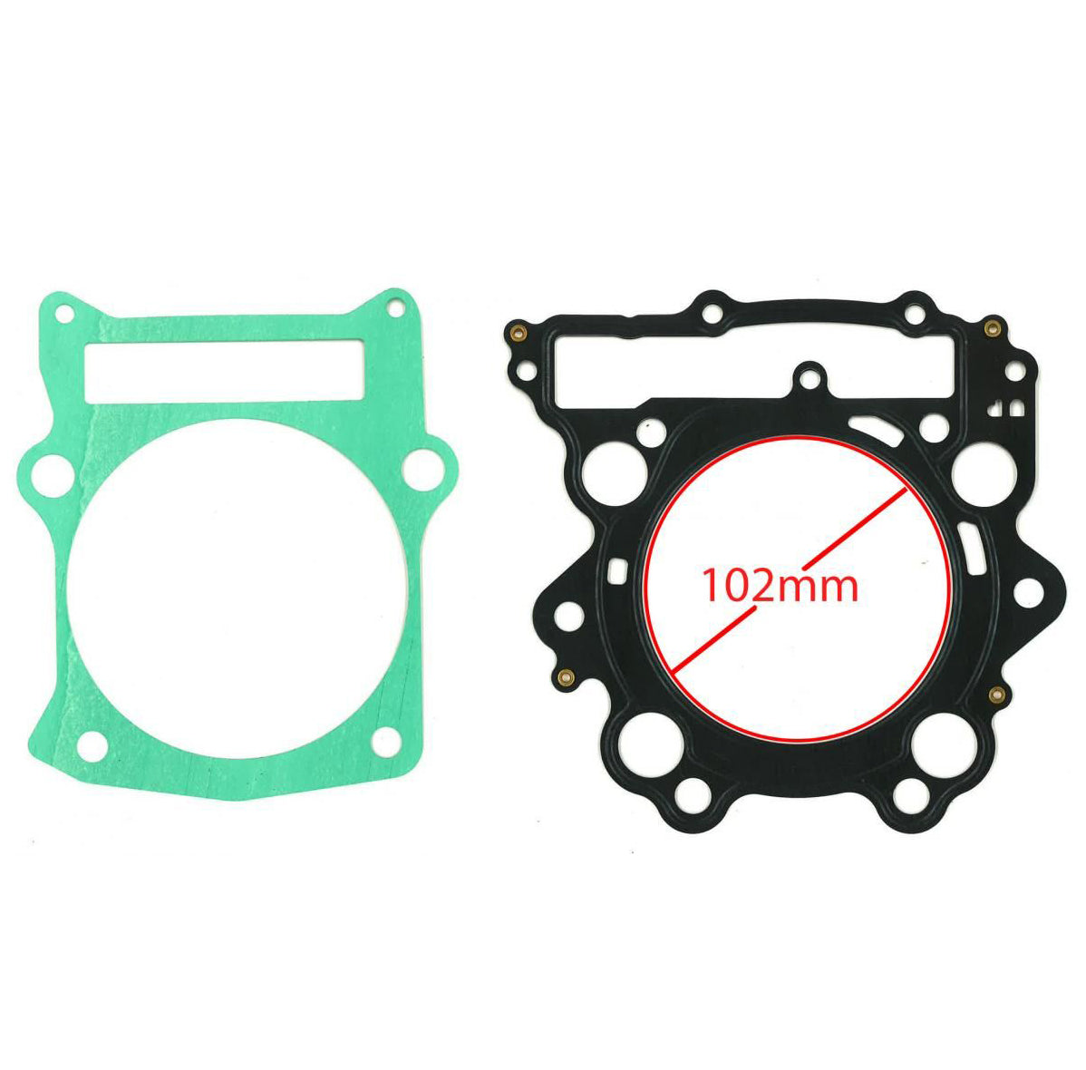 HEAD & BASE GASKET ONLY 102mm, YAMAHA YFM 660 RAPTOR BIG BORE, ONLY FOR 102mm BIG BORE CYL