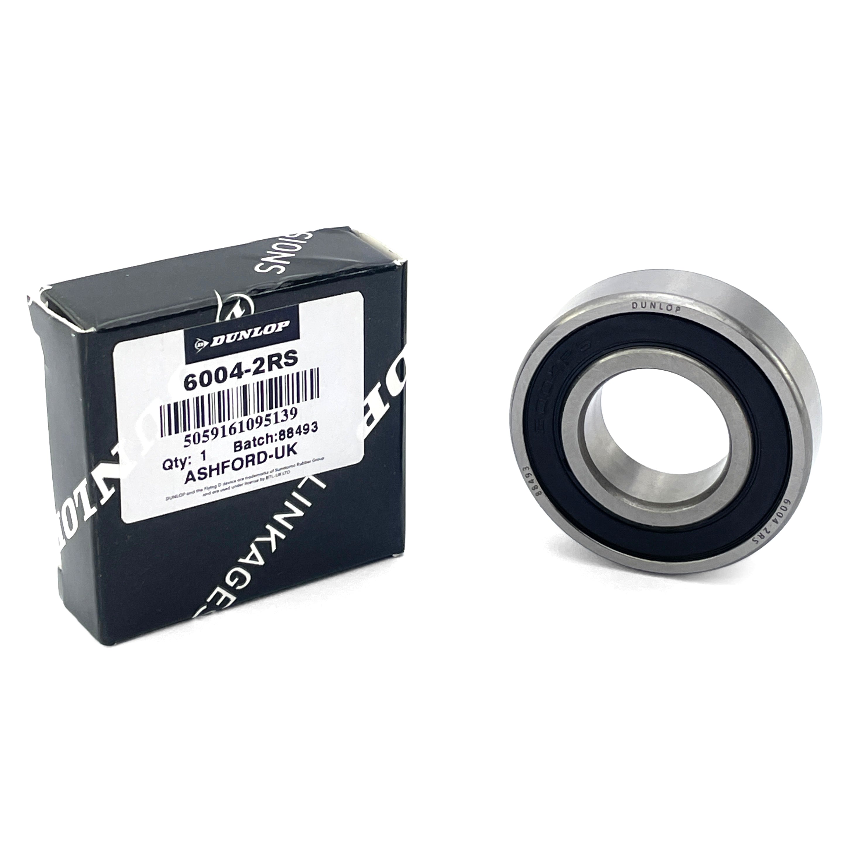 BEARING 6004 2RS DUNLOP 20x42x12 SIZE SEALD EACH