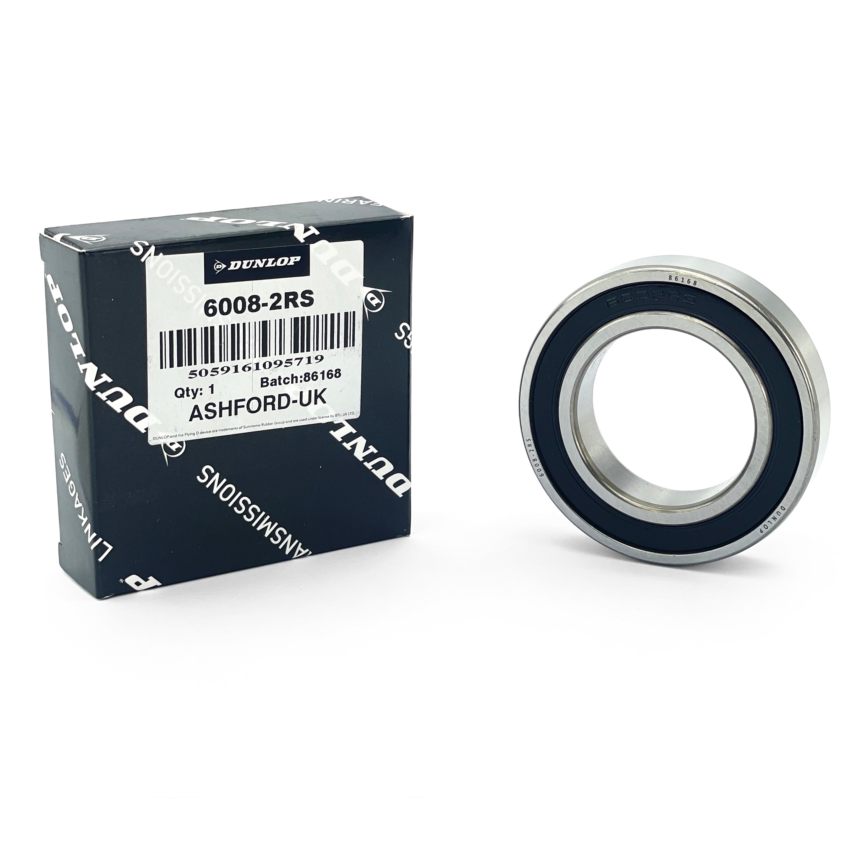 BEARING 6008 2RS DUNLOP 40x68x15 SIZE EACH