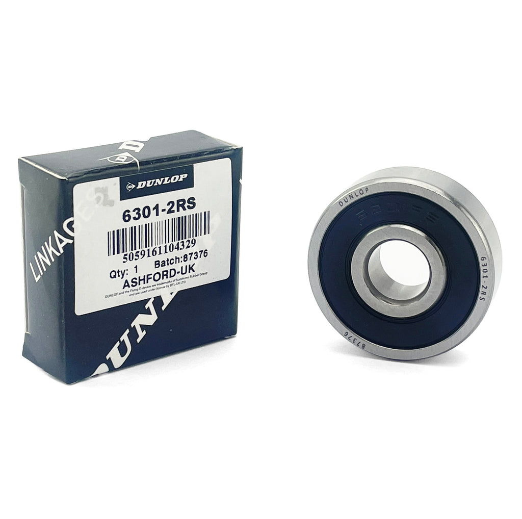 BEARING 6301 2RS DUNLOP 12x37x12 SIZE SEALED EACH