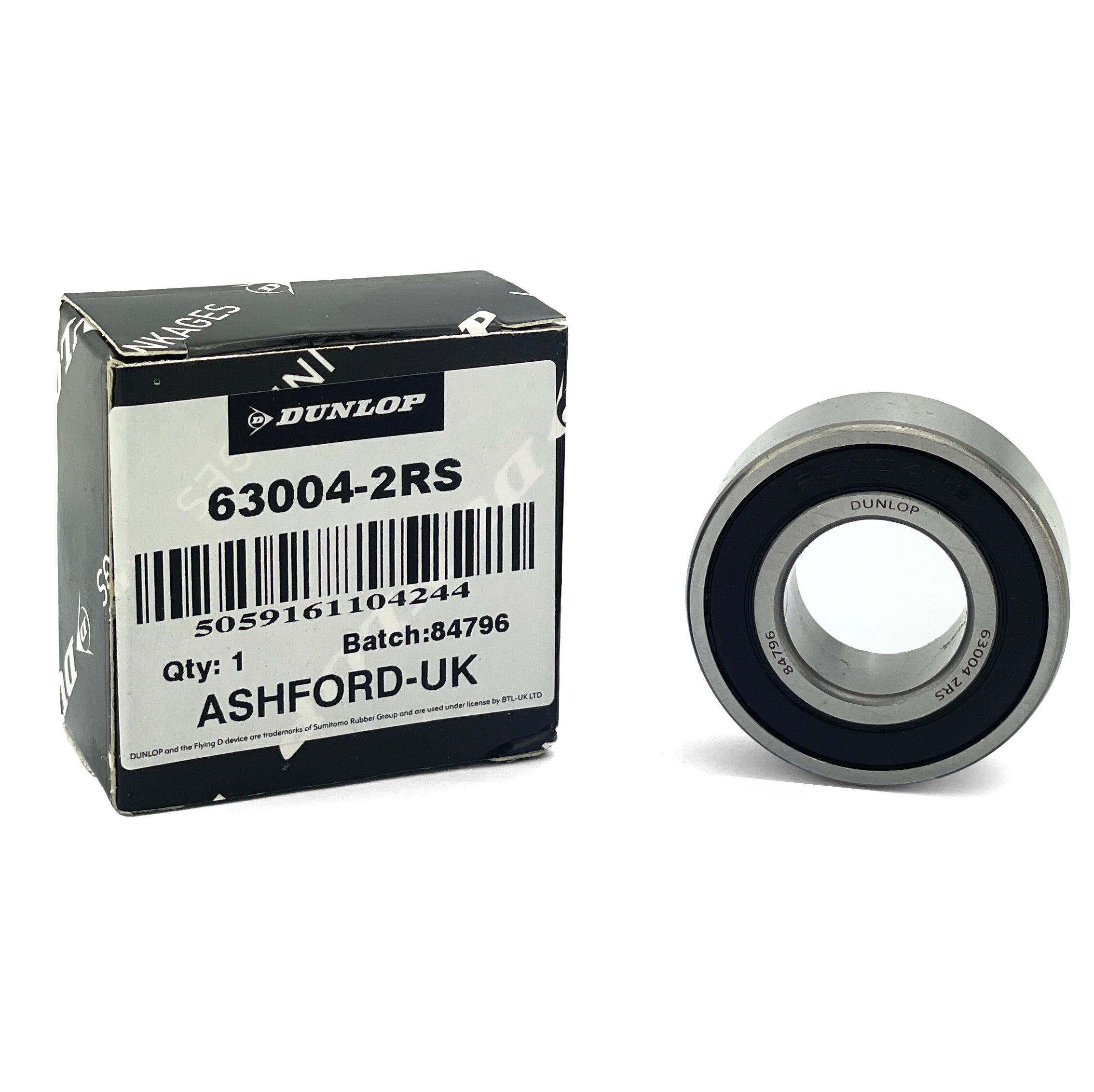 BEARING 63004 2RS DUNLOP 20x42x16 SIZE SEALED EACH