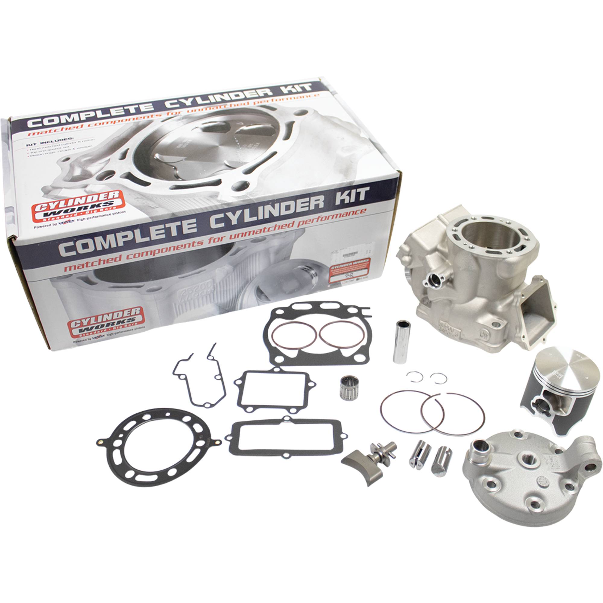 CYLINDER FULL KIT +5.60mm BIG BORE 72.00mm YAMAHA YZ 2T 250 1999 - 2025 CYLINDER WORKS 21009-K01