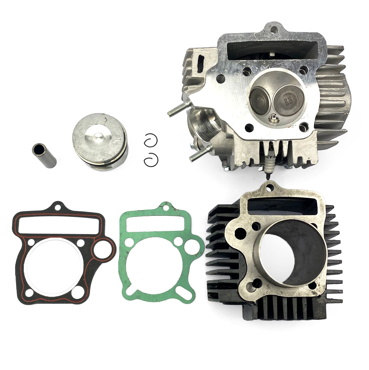 CYLINDER & HEAD 125cc CHINESE, E22 CLONE ENGINES