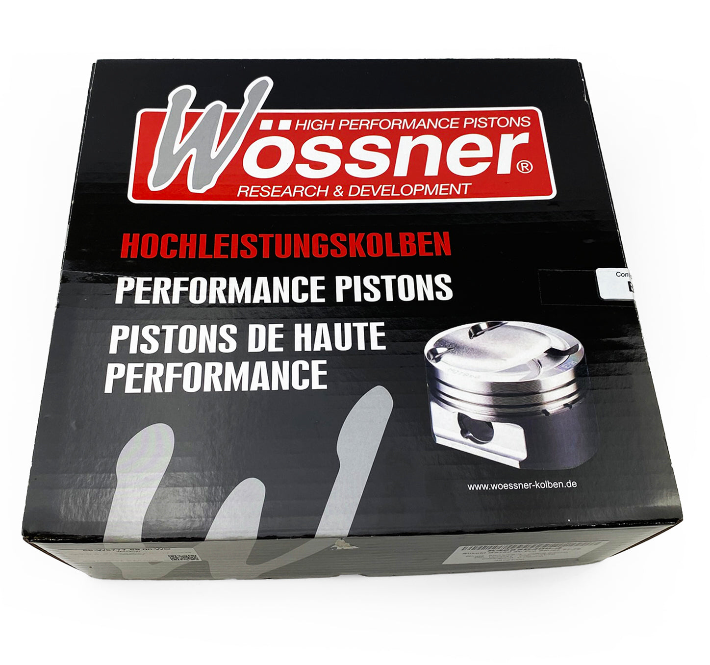 PISTON KIT, SET OF 4, SUZUKI GS750 2V 1977-1979, WOSSNER K4065D400-4