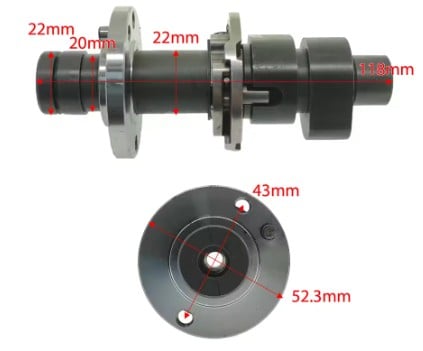 Camshaft Assembly Suzuki DR650 DR 650 96-24 FREEWIND 650 XF650 97-00 12710-32E01 12840-32E00 12850-32E00