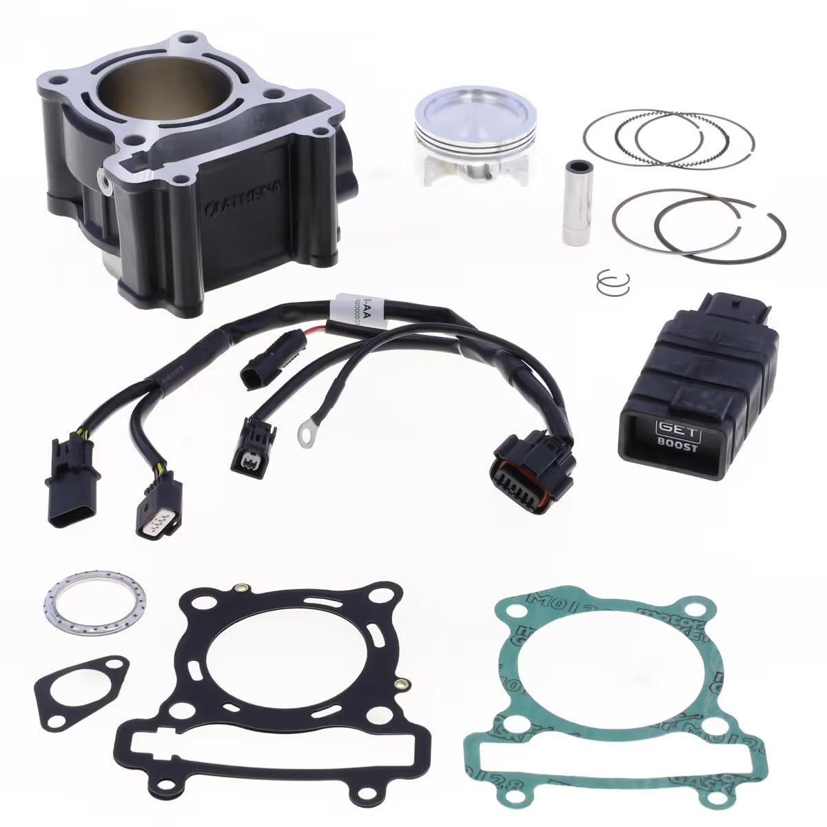 CYLINDER FULL KIT 63MM YAMAHA MT 125 15-16, ATHENA P400485100109 182CC BIG BORE, (Piston and CDI included)