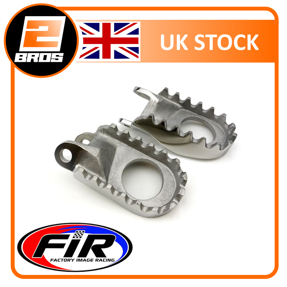 FOOT PEGS STAINLESS STEEL CR, HONDA CR80/85, XR250/400/650