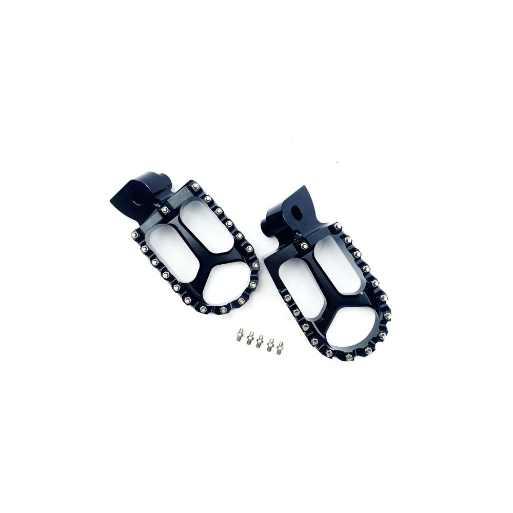 FACTROY IMAGE RACING FOOT PEGS BLACK CNC ALLOY GASGAS EC 97-17 YAMAHA YZ YZF