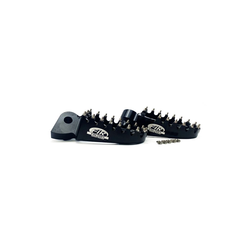 FACTROY IMAGE RACING FOOT PEGS BLACK CNC ALLOY GASGAS EC 97-17 YAMAHA YZ YZF
