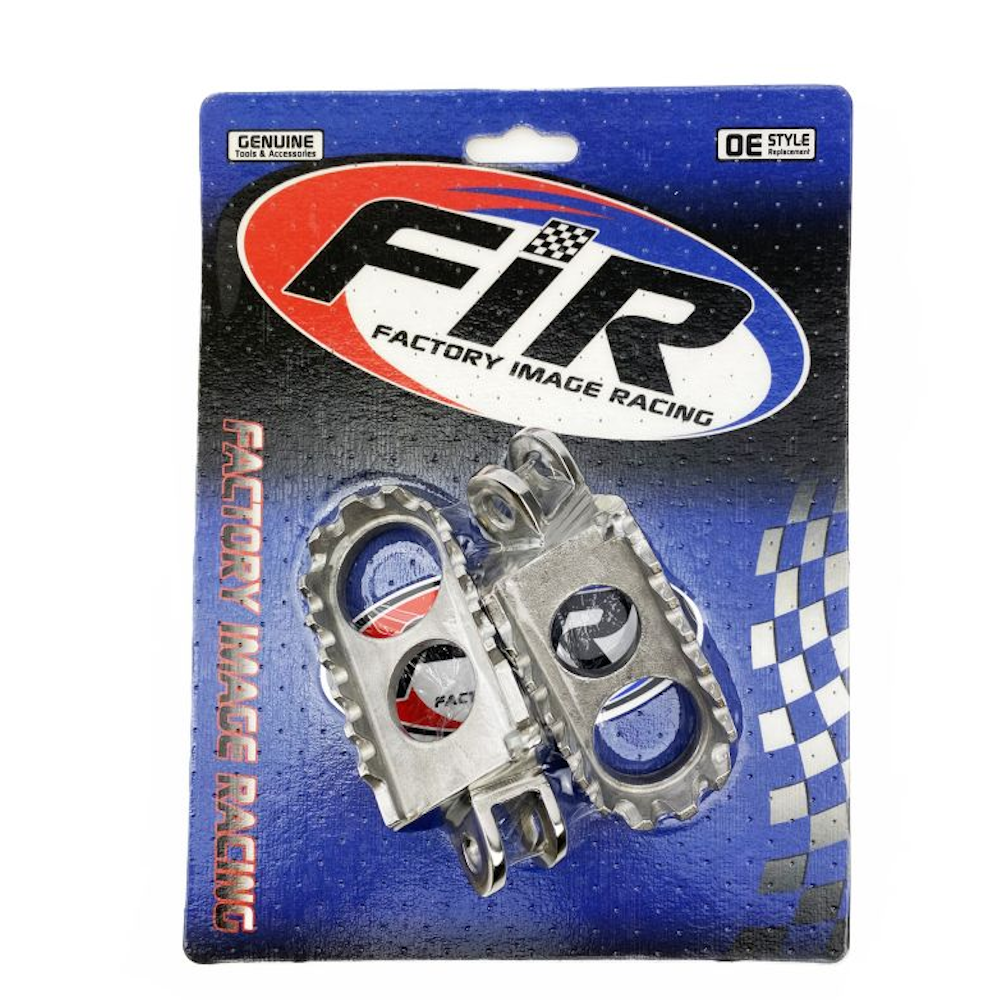 FOOT PEGS STAINLESS SUZUKI RM125 89-02 /RM250 89-02, DRZ400 00-16, RMX250 93-98