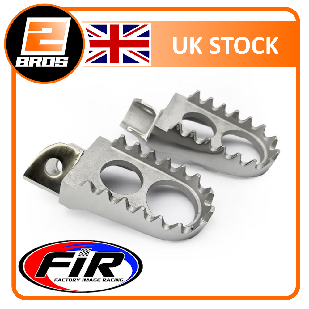 FOOT PEGS STAINLESS STEEL YAMAHA YZ80 93-02, YZ125 87-96, YZ250 90-96, YZ490 87-93