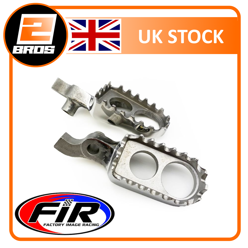 FACTROY IMAGE RACING FOOT PEGS STAINLESS STEEL HONDA CR125 CR250 00-01