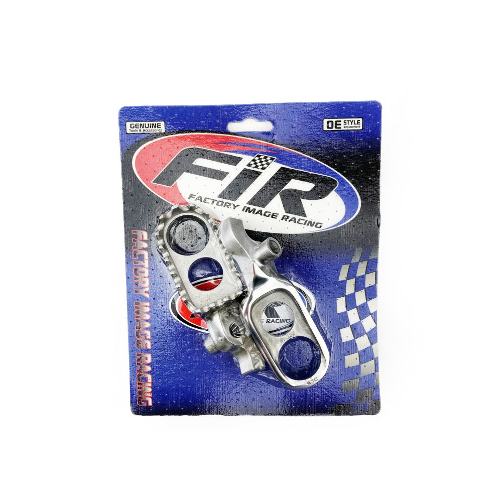 FACTROY IMAGE RACING FOOT PEGS STAINLESS STEEL HONDA CR125 CR250 00-01