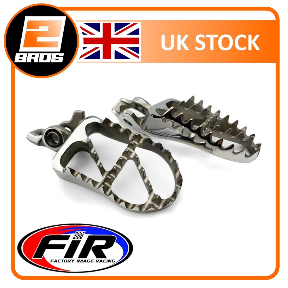FOOT PEGS STAINLESS CRF150 07-18,CRF250R/X 04-18, CRF450R/X 05-18, CRF250 12-18