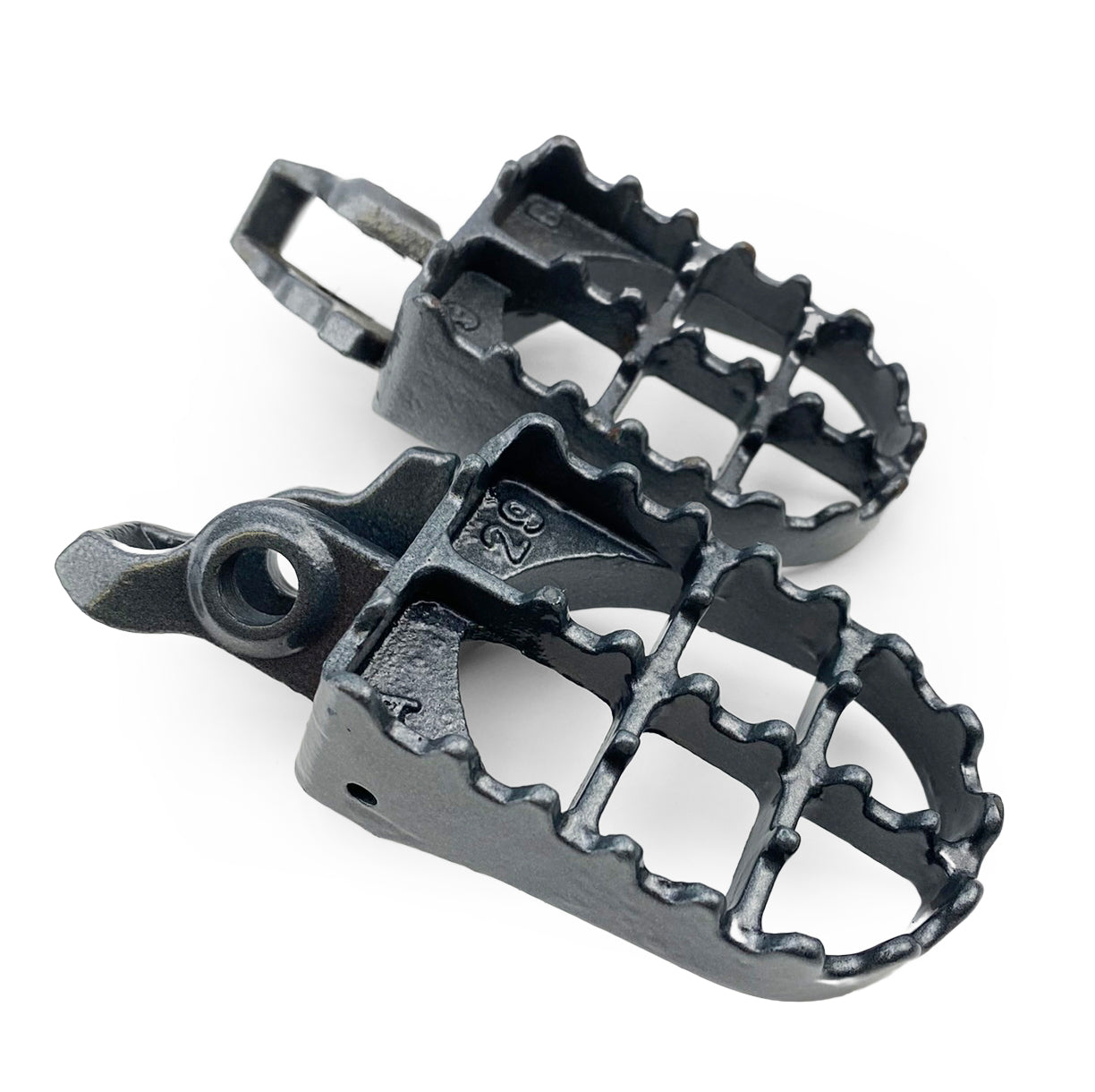 FOOT PEGS STEEL GREY CRF, HONDA CR 02-07, CRF 02-16