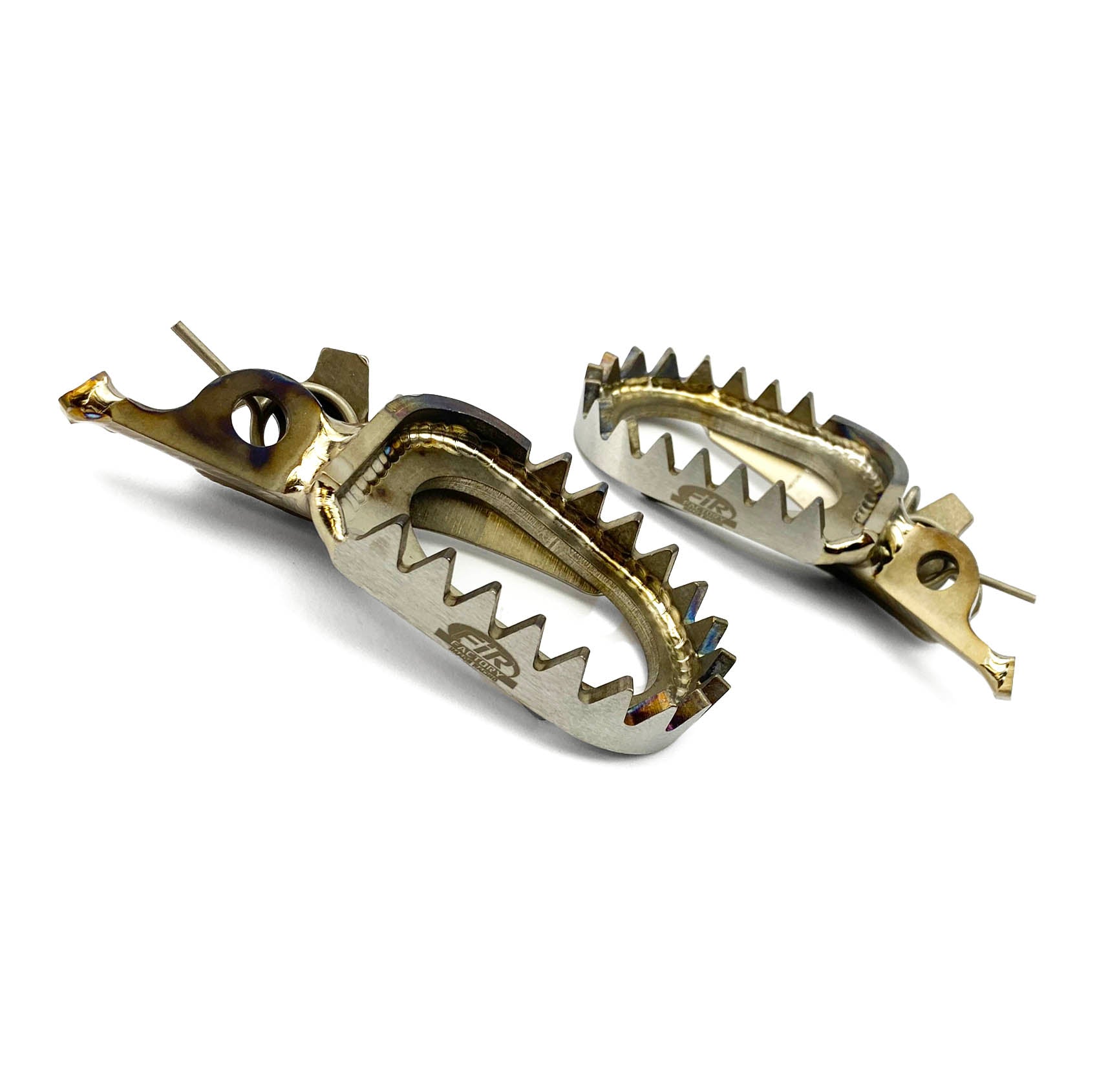 FOOT PEGS TITANIUM KX/KXF,  FIR