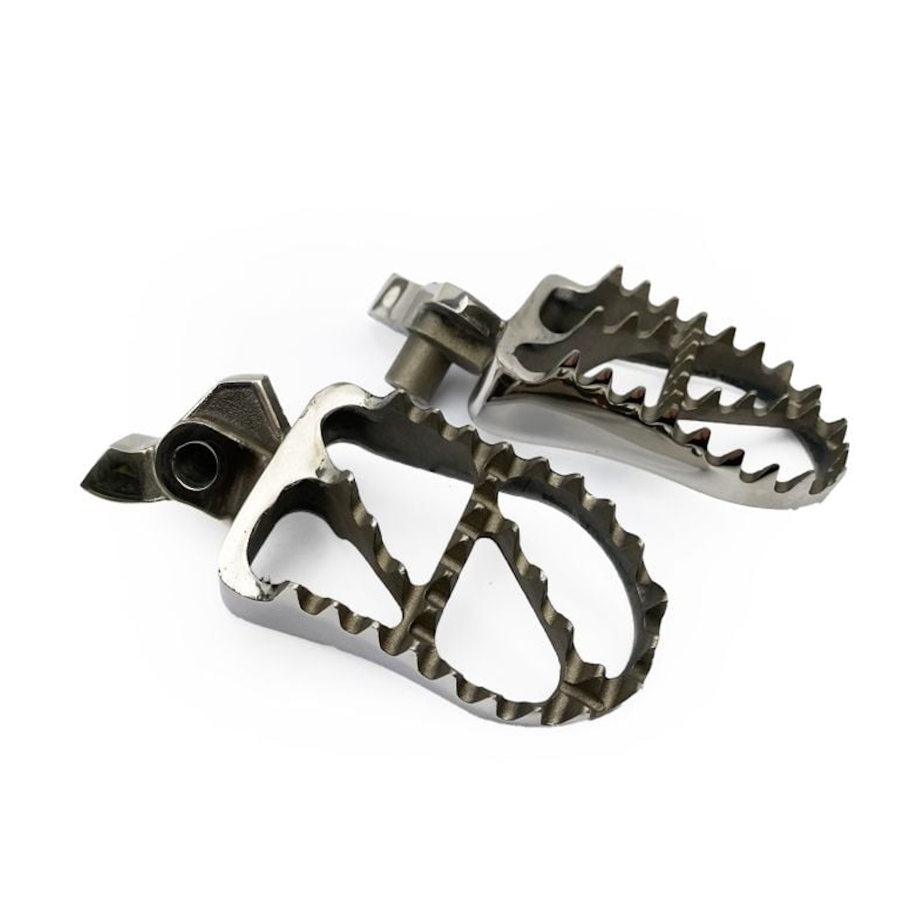 FOOT PEGS STAINLESS STEEL RMZ250 05-09. RMZ450 05-09