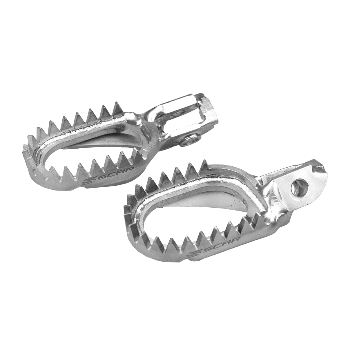 FOOT PEGS TITANIUM ANTI-MUD KTM/HUSQVARNA, SCAR RACING S5518AM