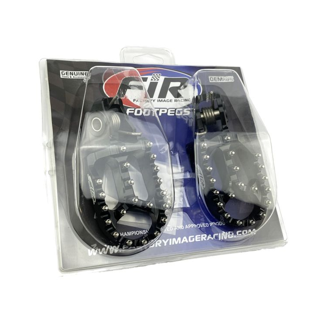 Factory Image Racing Foot Pegs Aluminium Black Stark Varg
