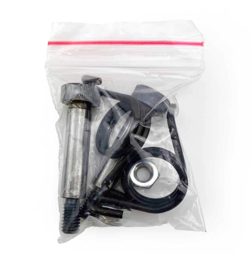 FOOT PEG SET KLR650 BLACK SS, PSYCHIC MC-04040 STAINLESS 34028-0015, 34028-0014, 92145-0198, 92145-0199