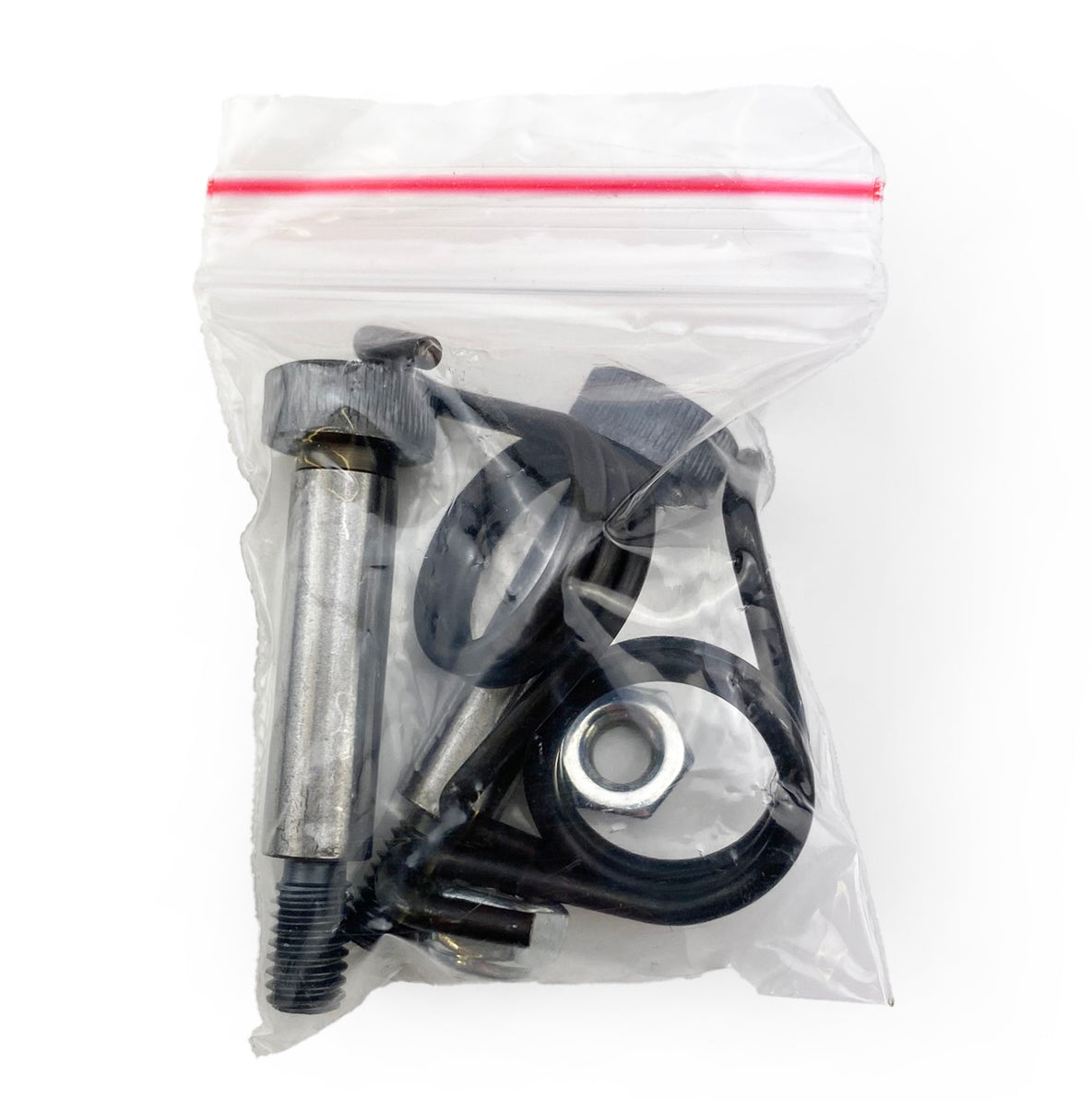 FOOT PEG SET KLR650 BLACK SS, PSYCHIC MC-04040 STAINLESS 34028-0015, 34028-0014, 92145-0198, 92145-0199