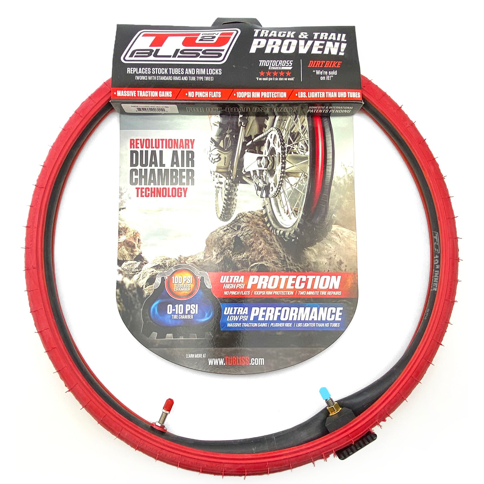 TUBLISS SYSTEM 19x1.85/2.15, 999-TUB19, PINCH PUNCTURE PROOF