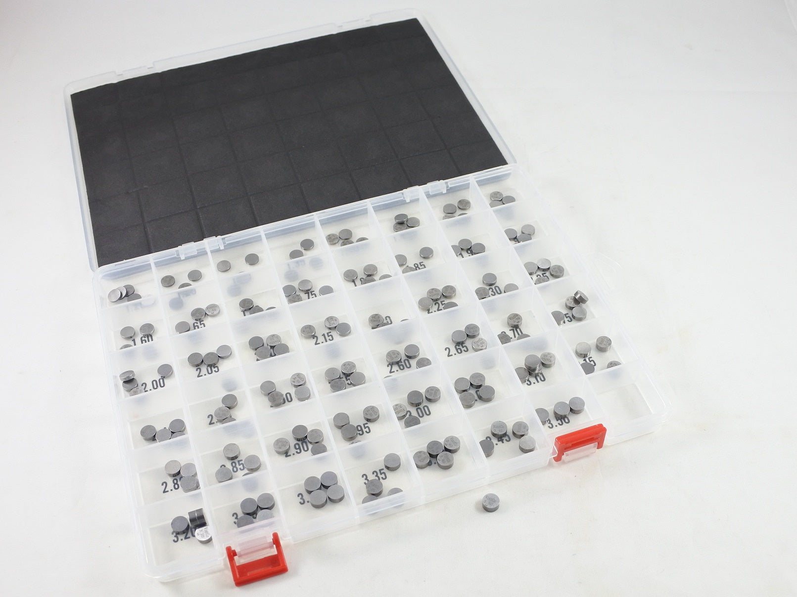VALVE SHIM KIT 7.48mm 1.20-3.50mm 0.05mm INCREMENTS 4PCS EACH SIZE VINTCO 7.48SHIMKIT