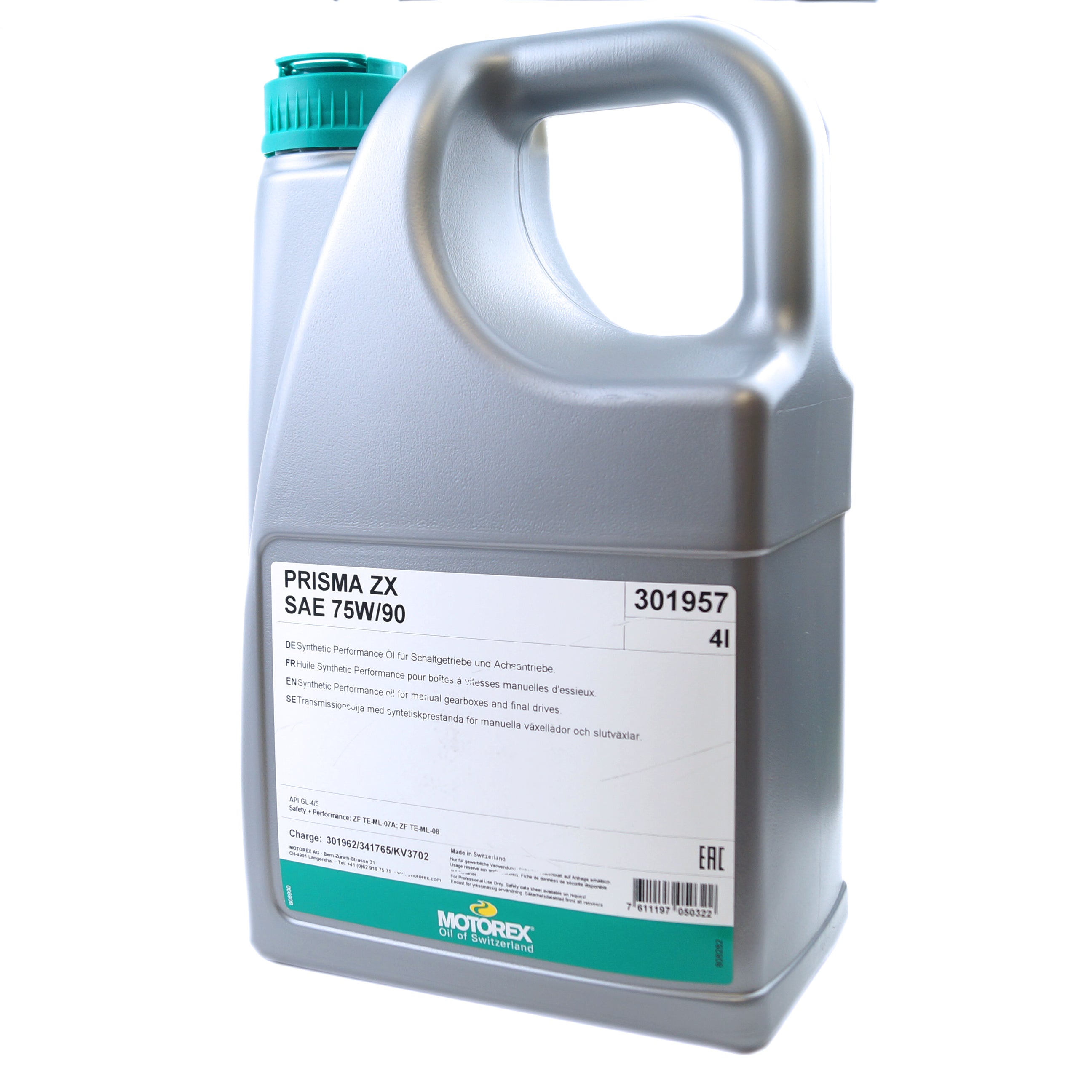 4L PRISMA ZX API GL5 GEAR, MOTOREX 7300269