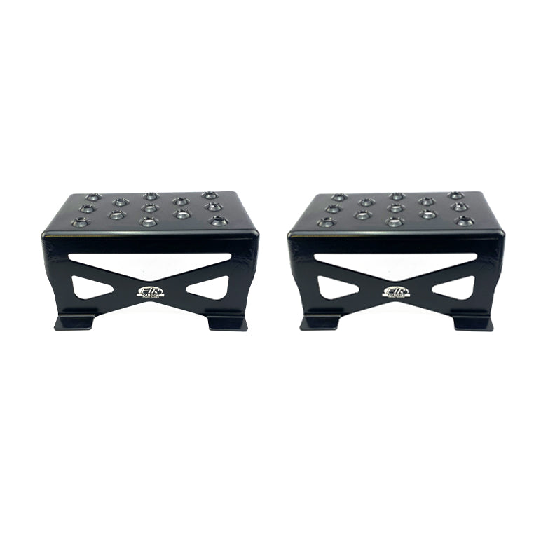 Alloy Starting Blocks 95mm (3.75 Inch), Fir ASOT-506 Black