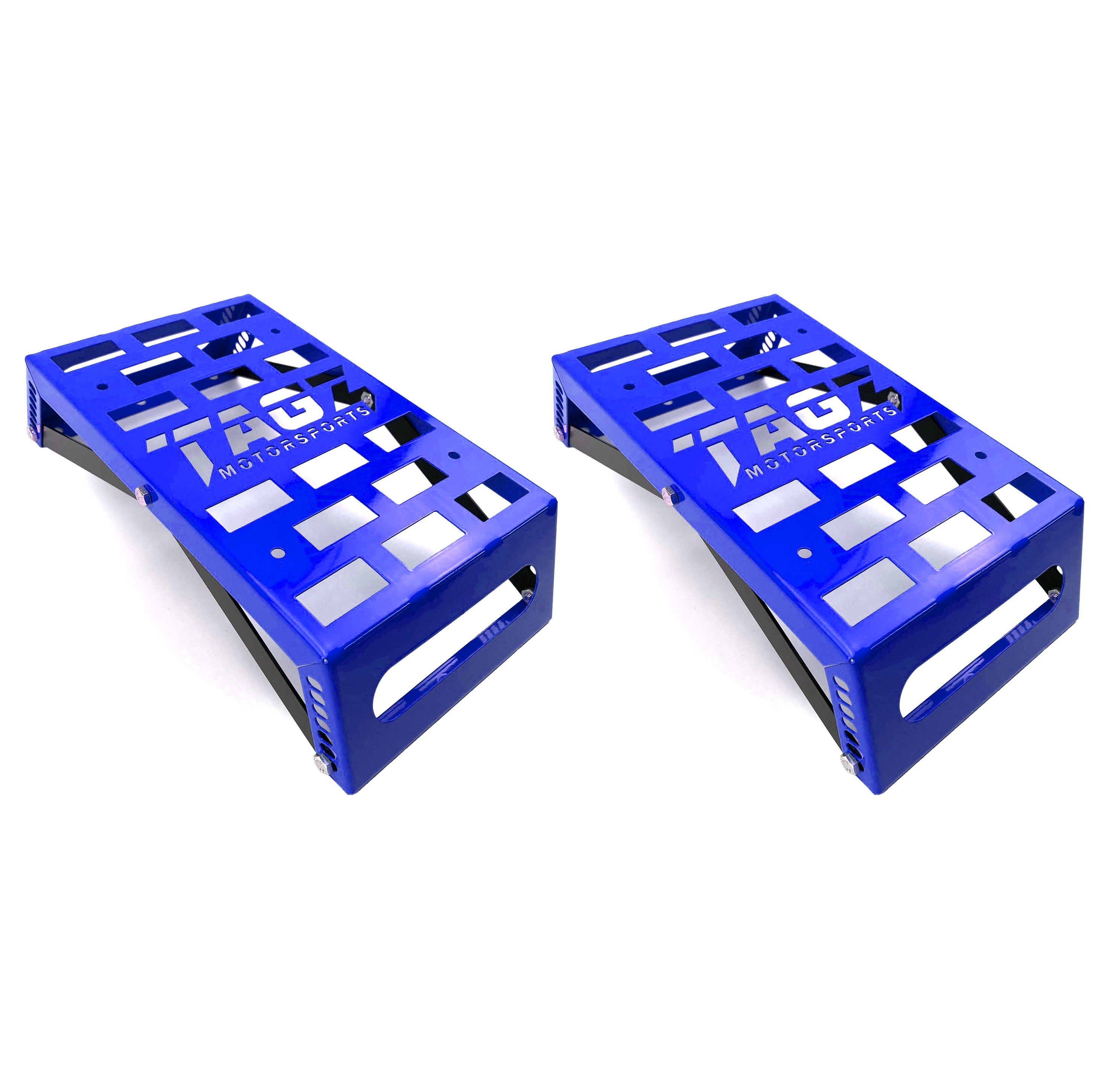 UNIVERSAL STARTING BLOCKS BLUE LIGHTWEIGHT STEEL ADJUSTABLE 80 â€“ 190mm TAG-Z