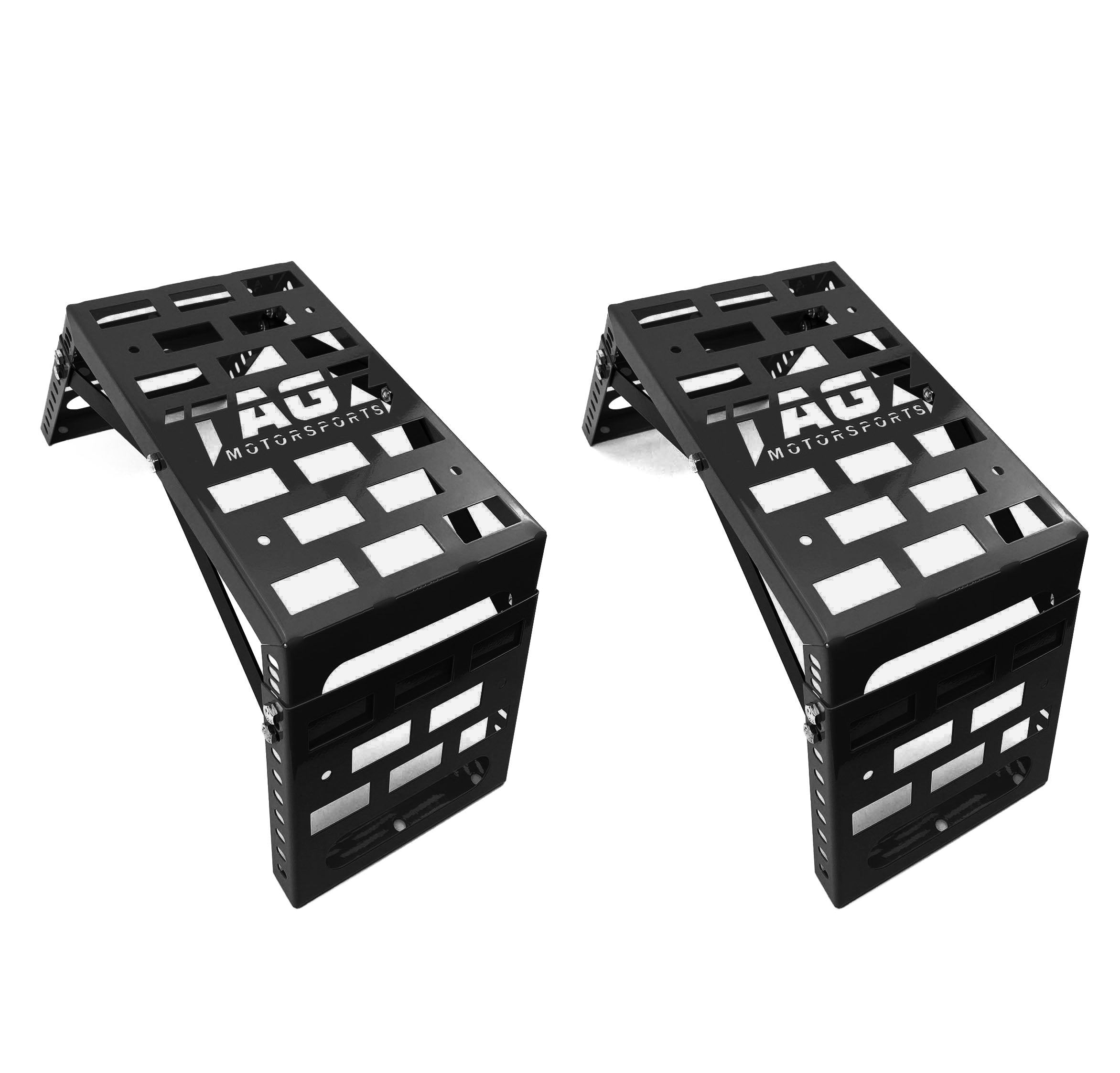 UNIVERSAL STARTING BLOCKS BLACK LIGHTWEIGHT STEEL ADJUSTABLE 80 â€“ 190mm TAG-Z