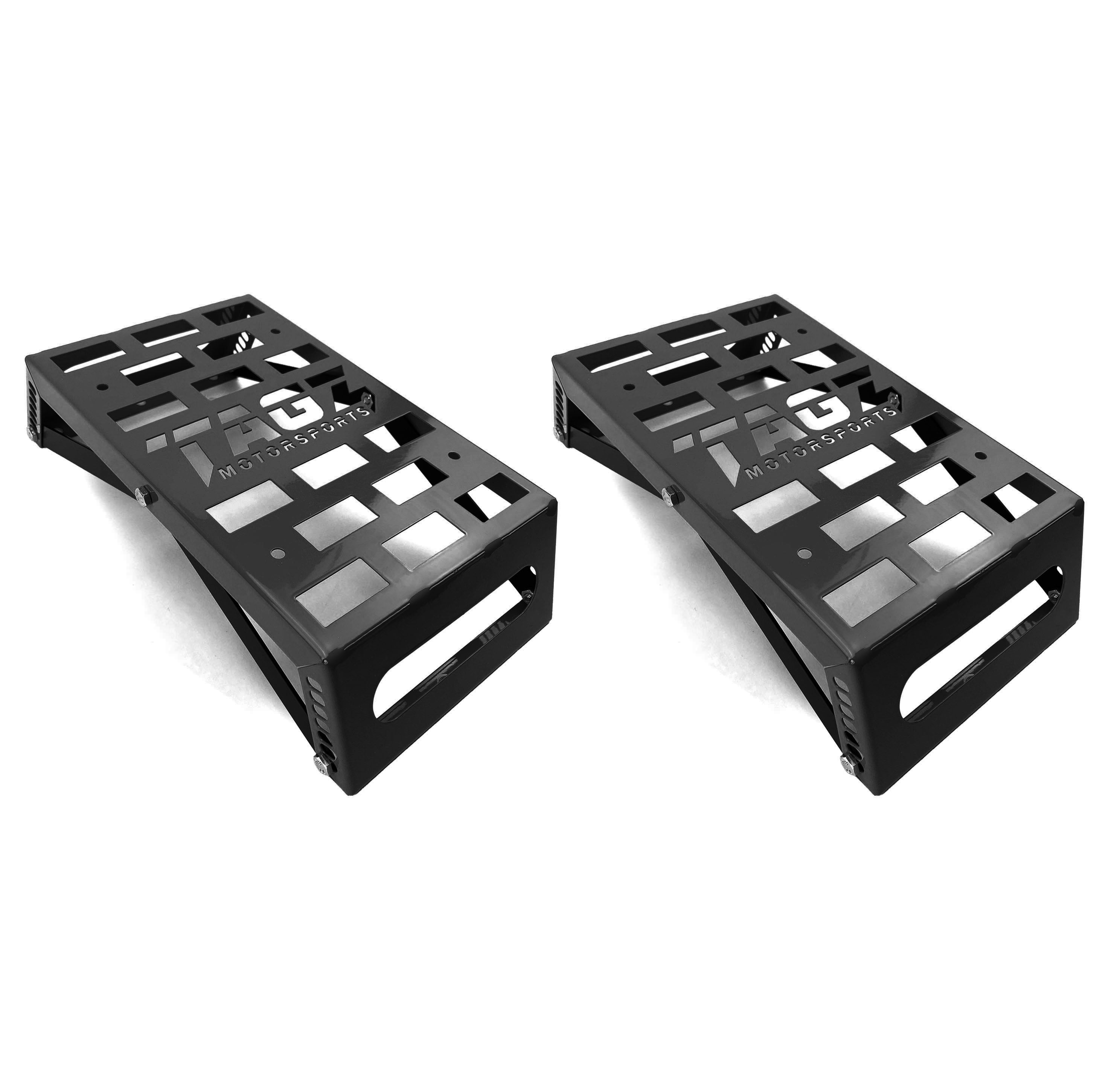 UNIVERSAL STARTING BLOCKS BLACK LIGHTWEIGHT STEEL ADJUSTABLE 80 â€“ 190mm TAG-Z
