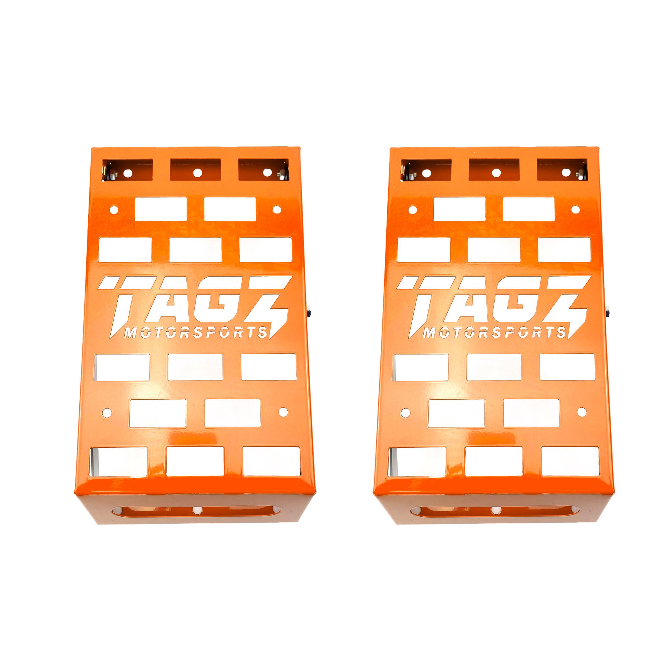 UNIVERSAL STARTING BLOCKS ORANGE LIGHTWEIGHT STEEL ADJUSTABLE 80 â€“ 190mm TAG-Z