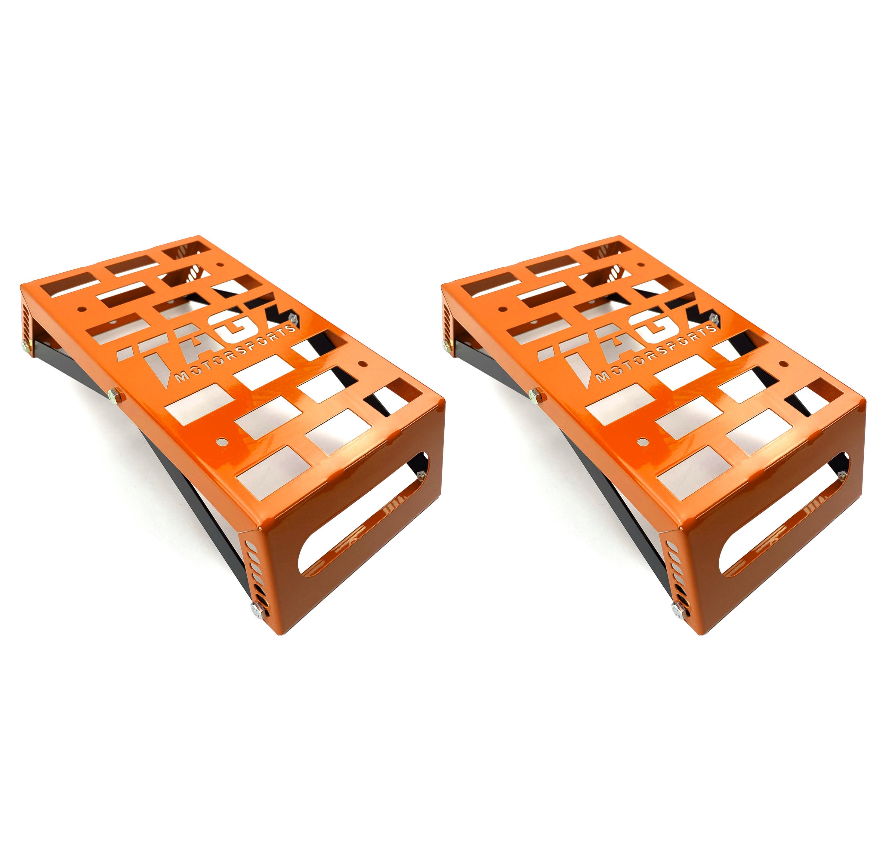 UNIVERSAL STARTING BLOCKS ORANGE LIGHTWEIGHT STEEL ADJUSTABLE 80 â€“ 190mm TAG-Z