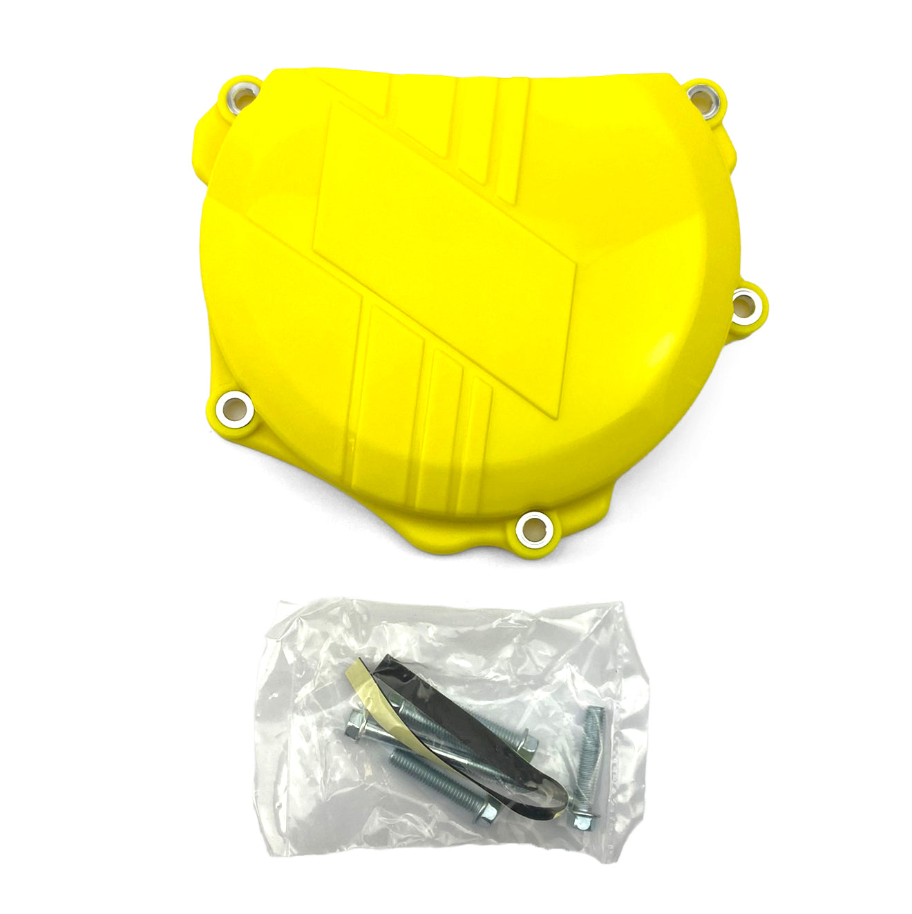 CLUTCH COVER PLASTIC PROTECTOR, ACCEL CCP-401 RMZ 250 07-17