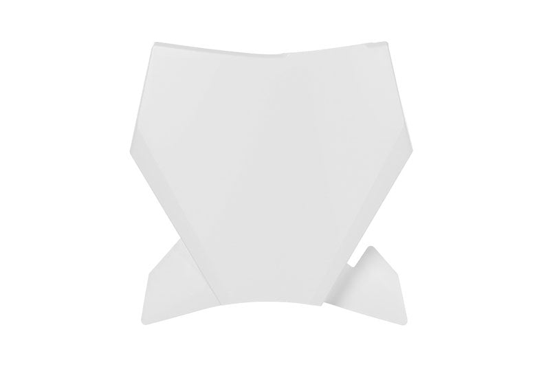 Front Plate 2024-2025 KTM SX 50, White Rtech R-TBKTMBN0150