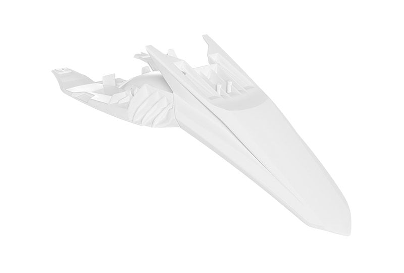 Rear Fender 2024-2025 KTM SX 65, Gas Gas MC 65 2024-2025, White Rtech R-PPKTMBN2465