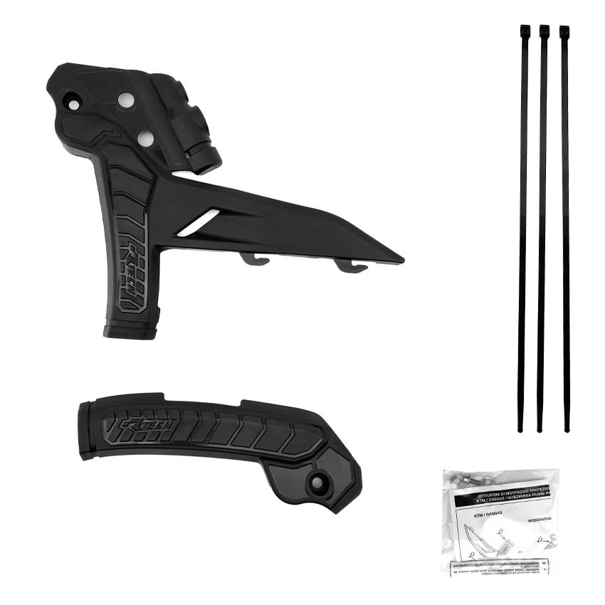 GRIPPY FRAME GUARD KTM 2023 SX/SX-F/XC-XCF ORANGE/BLACK, R-TECH R-PRTKTMARNR3