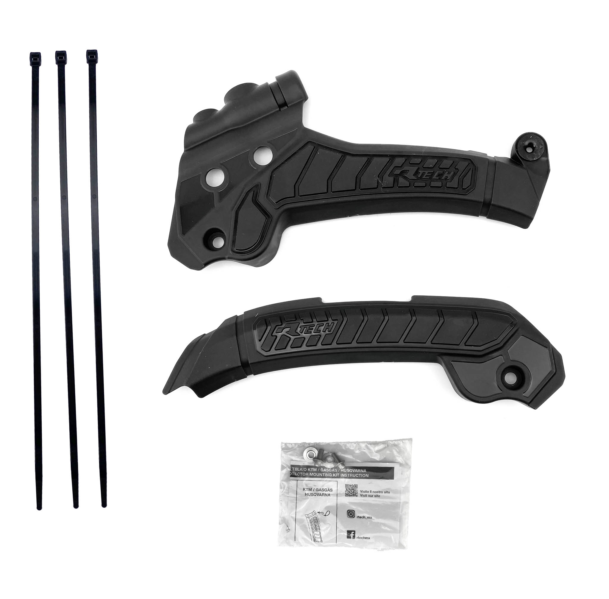 GRIPPY FRAME GUARD HUSKY 2023 TC/FC/TX/FX BLUE/WHITE, R-TECH R-PRTHSQBLBN3