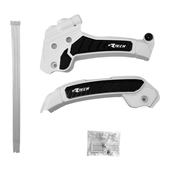 GRIPPY FRAME GUARD HUSKY 2023 TC/FC/TX/FX WHITE/BLACK, R-TECH R-PRTHSQBNNR3