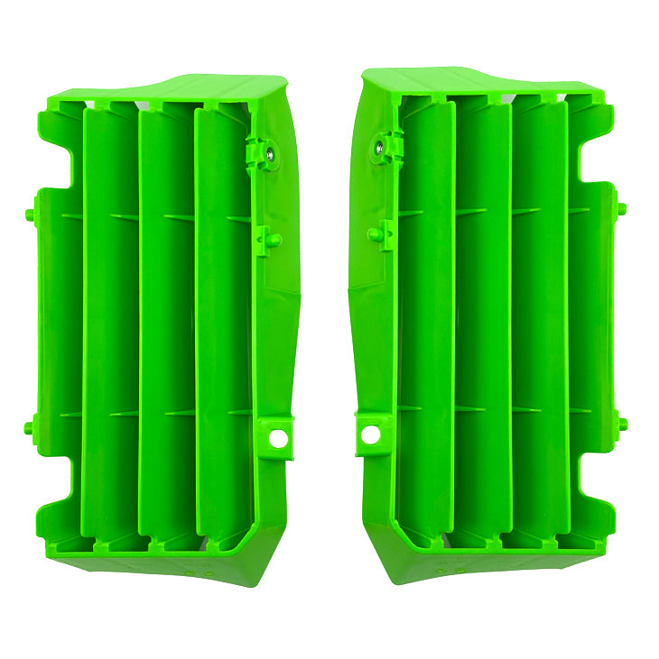 LOUVERS RADIATOR OVERSIZE GREEN, KAWASAKI RTECH R-GRKXFVE0024