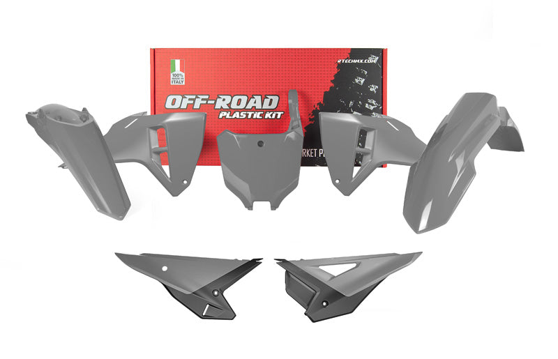 PLASTIC KIT 5PCS HONDA CRF 250/450 2025, R-TECH R-KITCRF-GR0-625 QUANTUM GREY