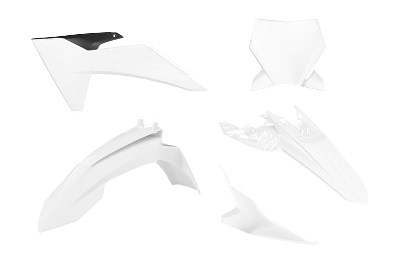 PLASTIC KIT 2024-2025 KTM 65 SX ORANGE/WHITE/BLACK, RTECH R-KITKTM-OEM-165