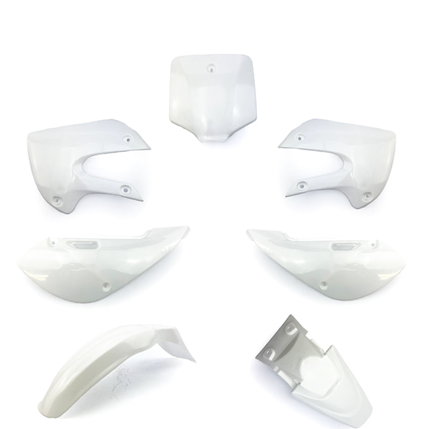 PLASTIC KIT KAWASAKI KLX 110, WHITE, DRZ 110, KX 65, AUTC076