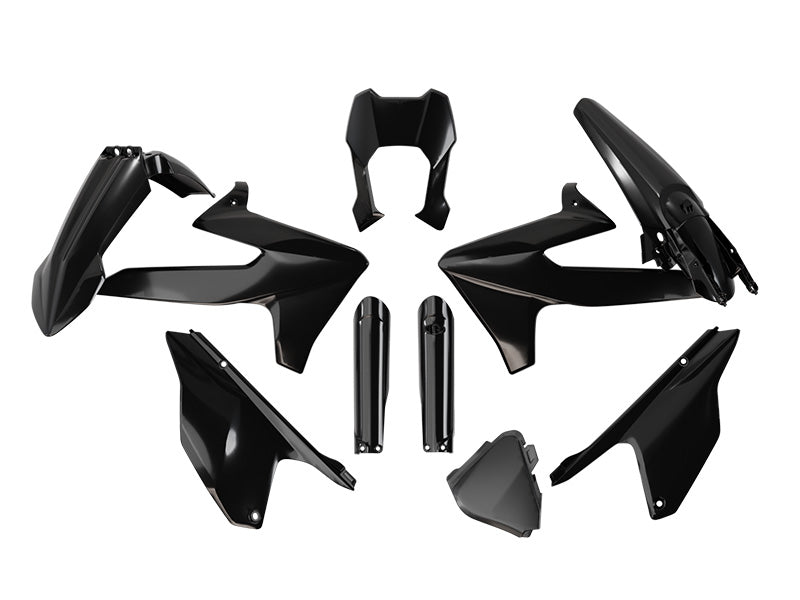 BLACK PLASTIC KIT TRIUMPH TF 250-E/450-E, R-TECH R-KITTRI-NR0-026