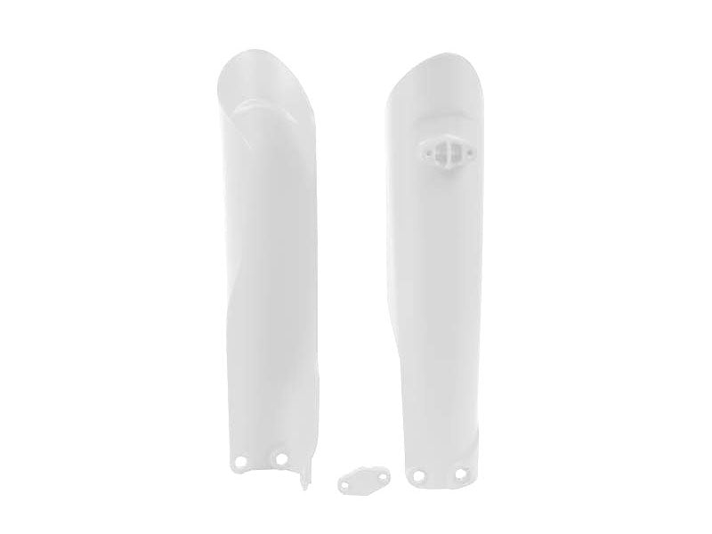 LOWER FORK GUARDS 15-22 KTM SX/SX-F, TRIUMPH WHITE, RTECH R-PSKTMBNTR15
