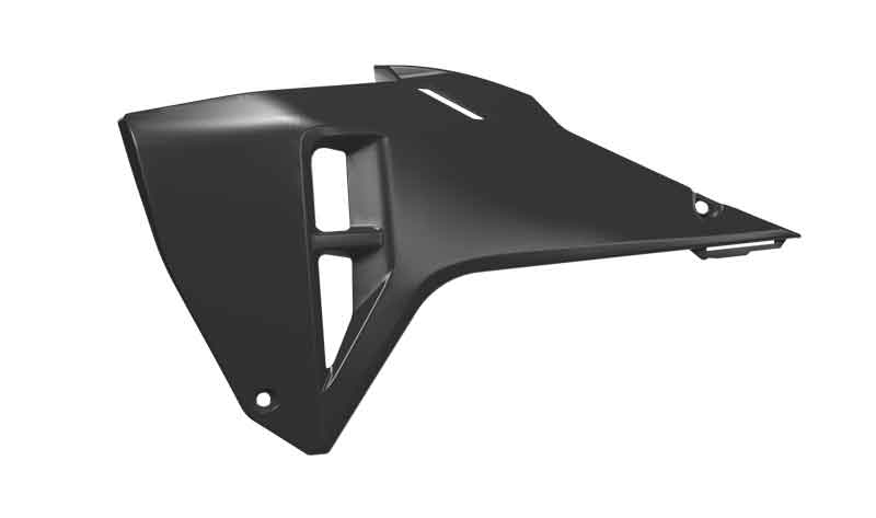 RAD SHROUD HONDA CRF 250/450 R/RWE 2025 R-TECH BLACK R-CVCRFNR0025
