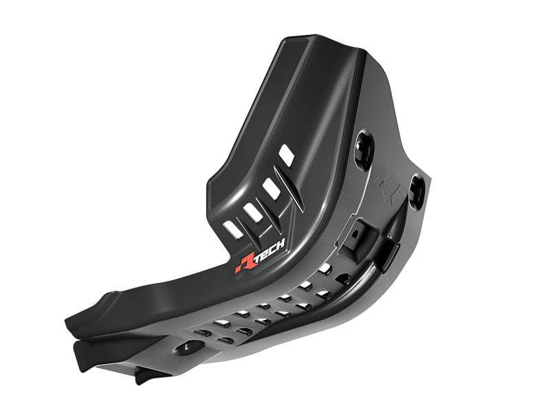 PLASTIC SKID PLATE YAMAHA YZ450F 2023-26, RTECH R-PMYZFNR0024, PLASTIC ENGINE COVER BLACK